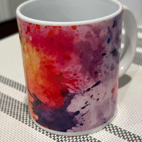 Colorful Abstract Mug - Picture 3 of 4